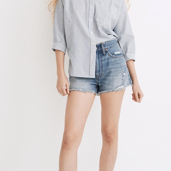 Madewell Relaxed Denim Shorts - Picture 1 of 6